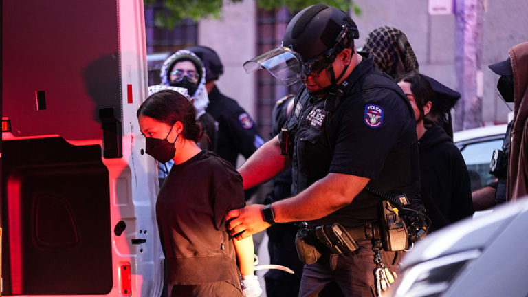 Columbia Protest Sees 80 Arrests Amid Calls for Israel Divestment