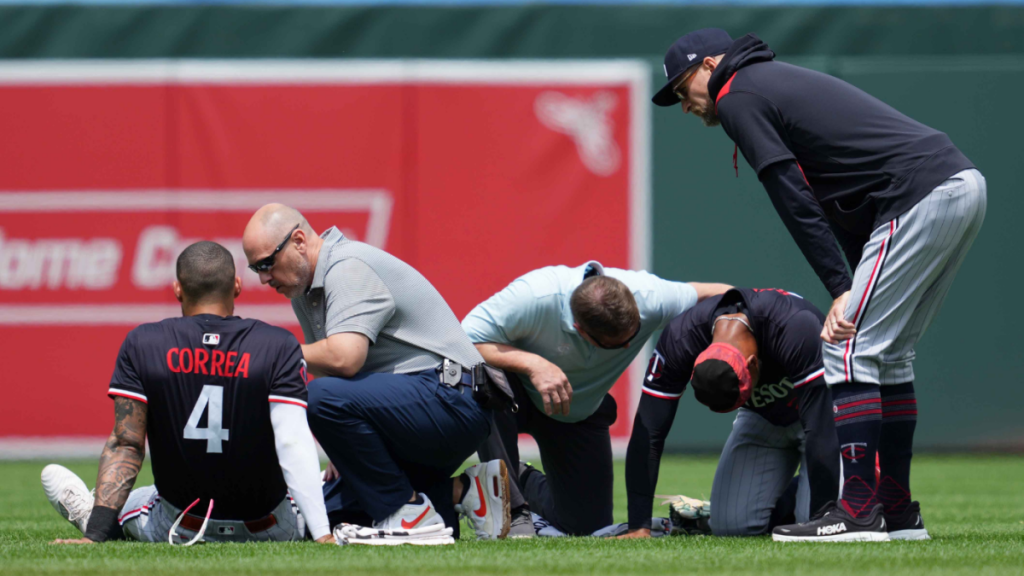 Twins' Correa and Buxton Enter Concussion Protocol Following Collision