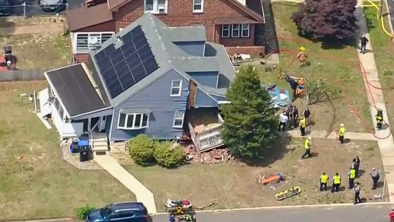 Out-of-Control Dump Truck Destroys House in Wild Dashcam Footage