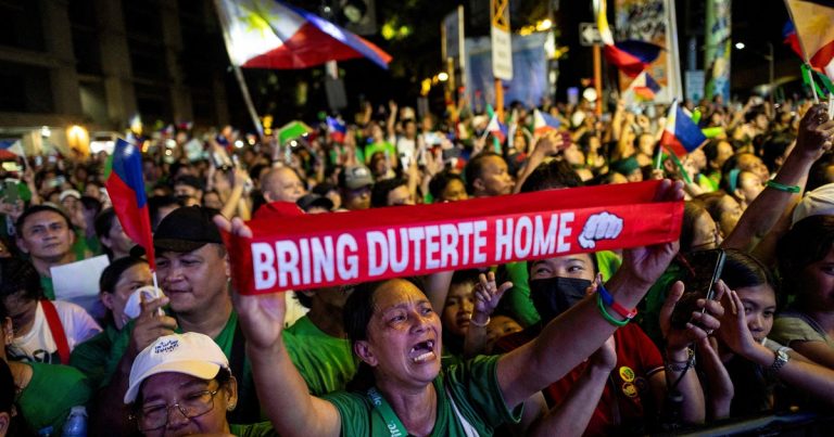 Philippines Election Results Show "Duterte Landslide," Family Celebrates