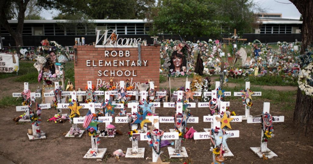 Vandals Strike Robb Elementary Memorial, Sparking Renewed Grief and Anger