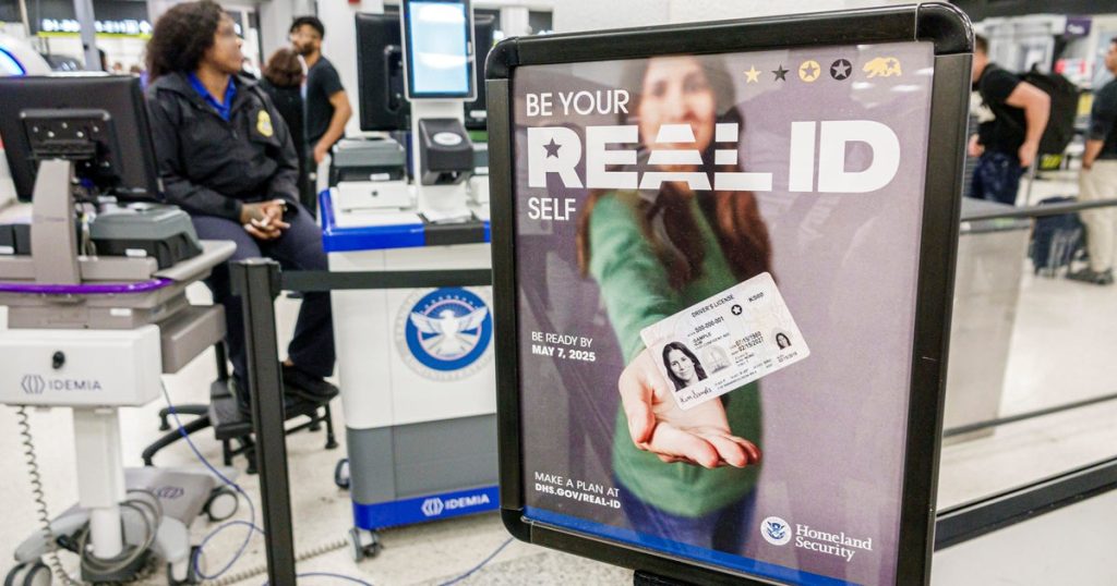 Real IDs Required for Domestic Air Travel at U.S. Airports