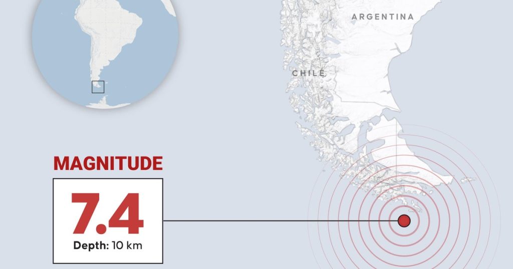 7.4 Magnitude Earthquake Off Coast of Chile and Argentina Triggers Tsunami Warning