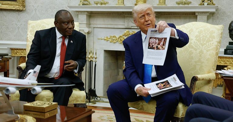 Trump Distorts Images to Back Claims of "White Genocide" in South Africa, Including Congo Footage