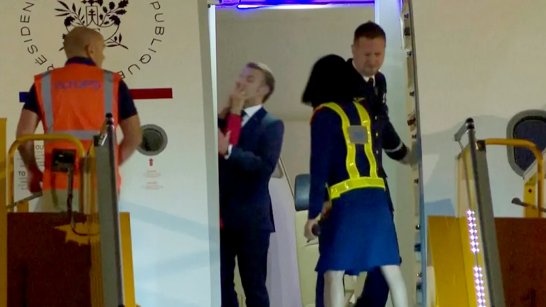 Viral Clip Shows French First Lady Pushing President Macron Amidst Other Top Stories