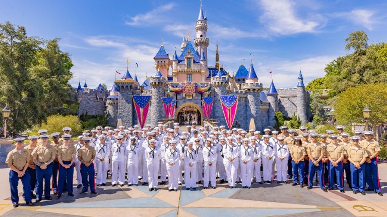 Disneyland Commemorates Memorial Day with 100 Service Members
