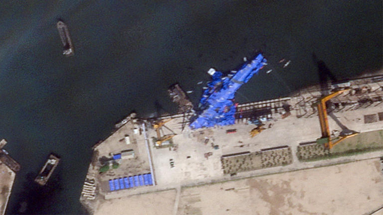 North Korea Detains Shipyard Officials After Failed Naval Launch Leaves Destroyer Damaged