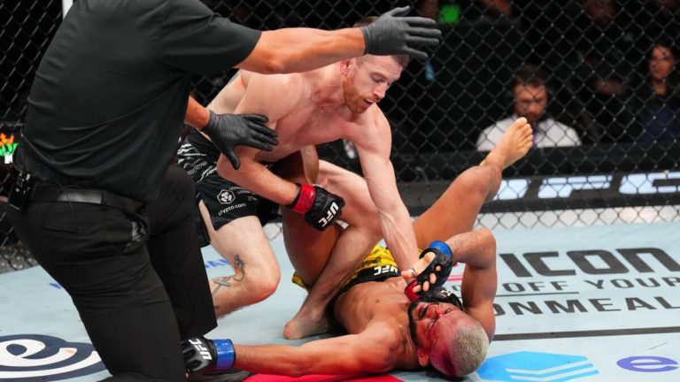 UFC Fight Night: Sandhagen Dominates Figueiredo, Secures Injury TKO Finish