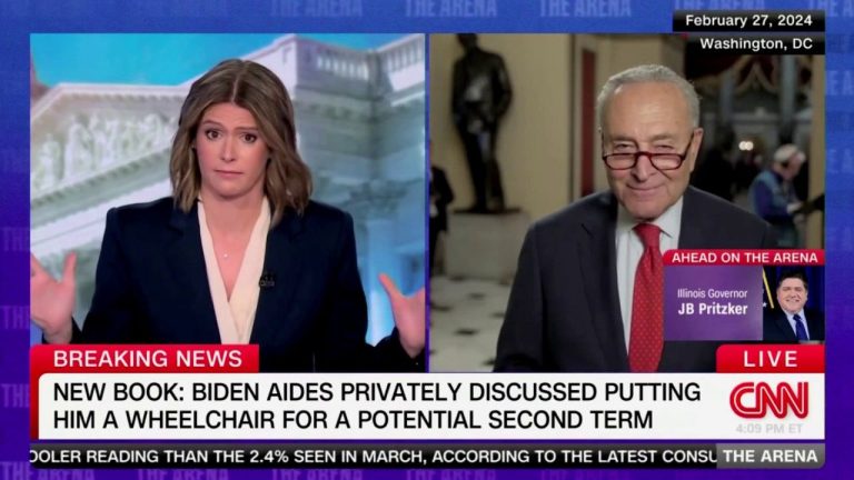Schumer Dodges Questions About Biden Cover-Up Allegations Following Book Revelations