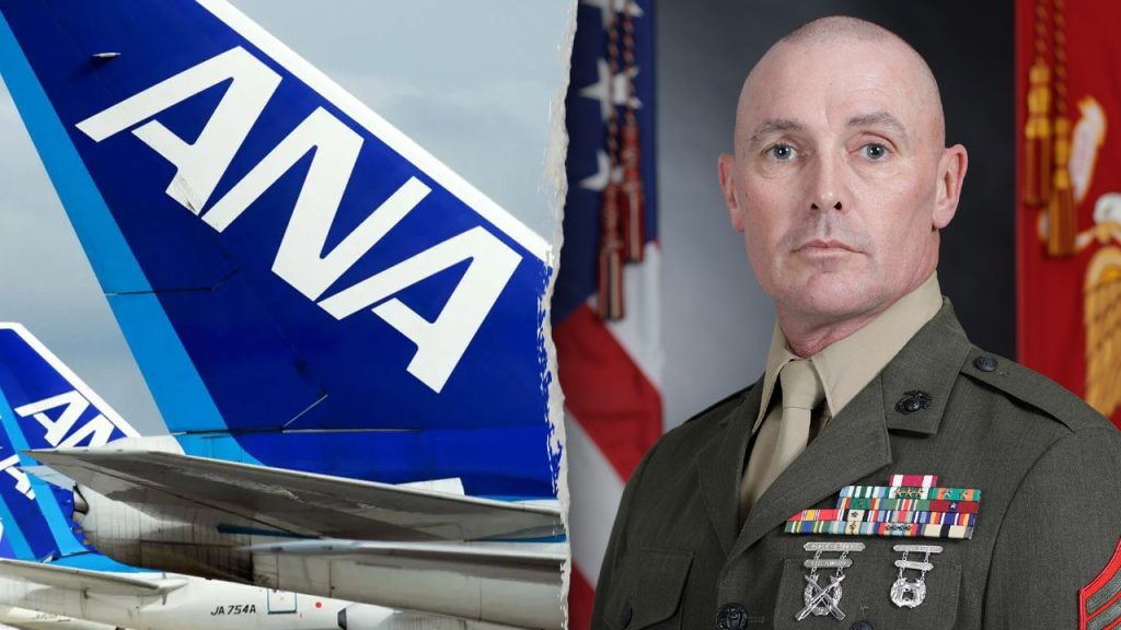 Marine Subdues Passenger Attempting to Open Emergency Exit on Flight