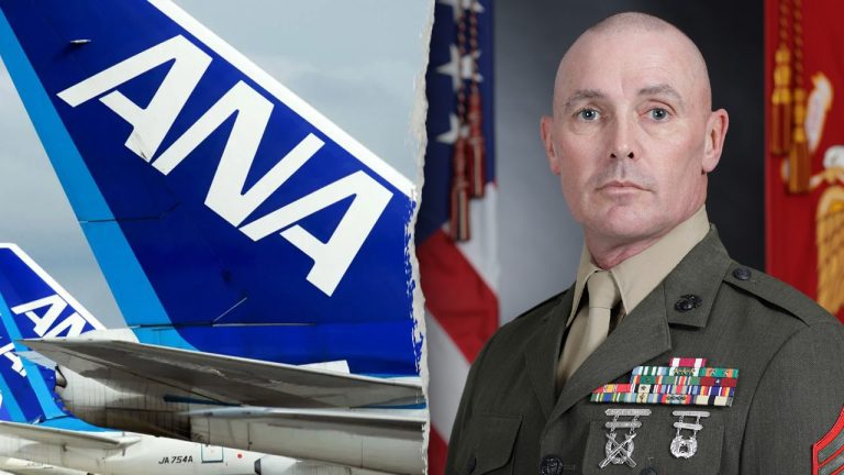 Marine Subdues Passenger Attempting to Open Emergency Exit on Flight