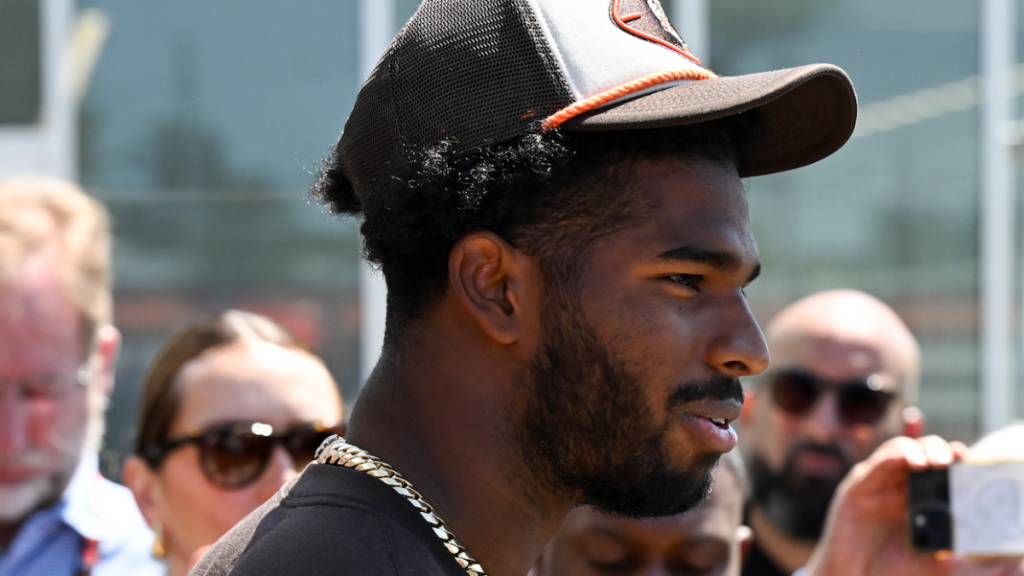 Browns QB Shedeur Sanders Blames 99% of Online Criticism During NFL Draft Slide on Father Deion Sanders