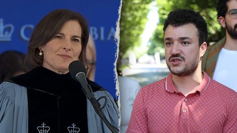 Columbia University Graduation Interrupted by Student Heckling of Acting President
