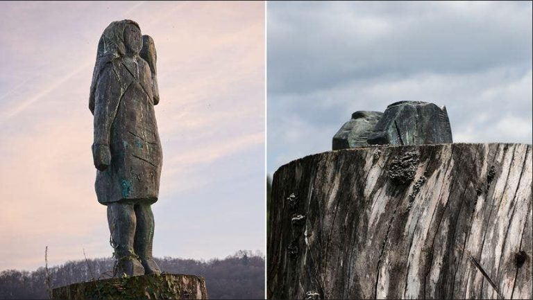 Melania Trump Statue Stolen After Being Severed in Slovenia