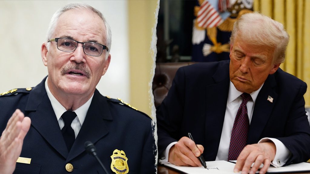 Capitol Police Chief Critiques Trump’s Pardons for Jan. 6 Rioters