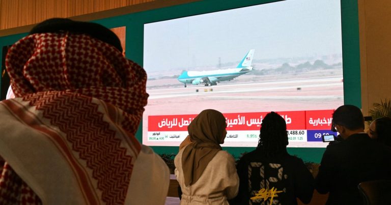 Trump Begins First International Trip of New Term in Saudi Arabia
