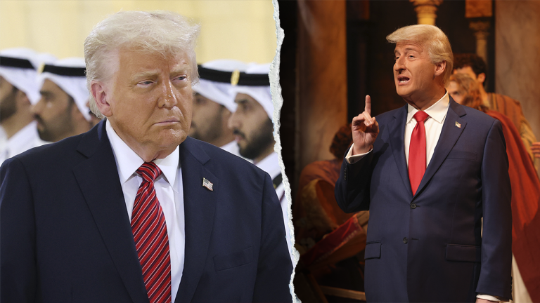 SNL Parodies Trump's Middle East Trip and Qatari Jet Controversy