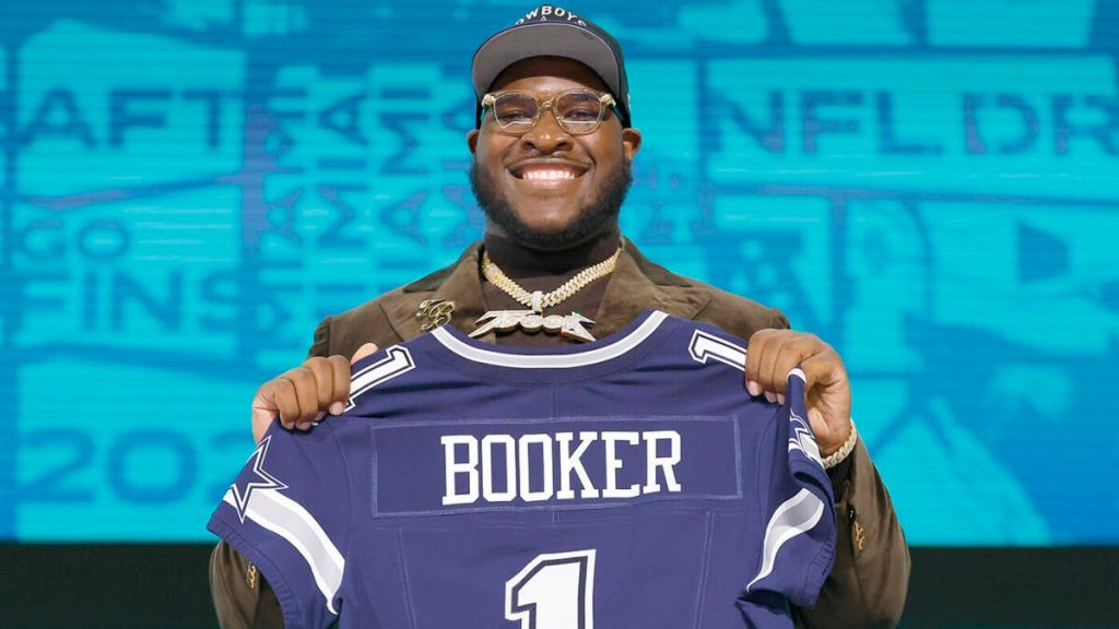 Cowboys First-Round Pick Tyler Booker Signs Rookie Contract Ahead of Minicamp