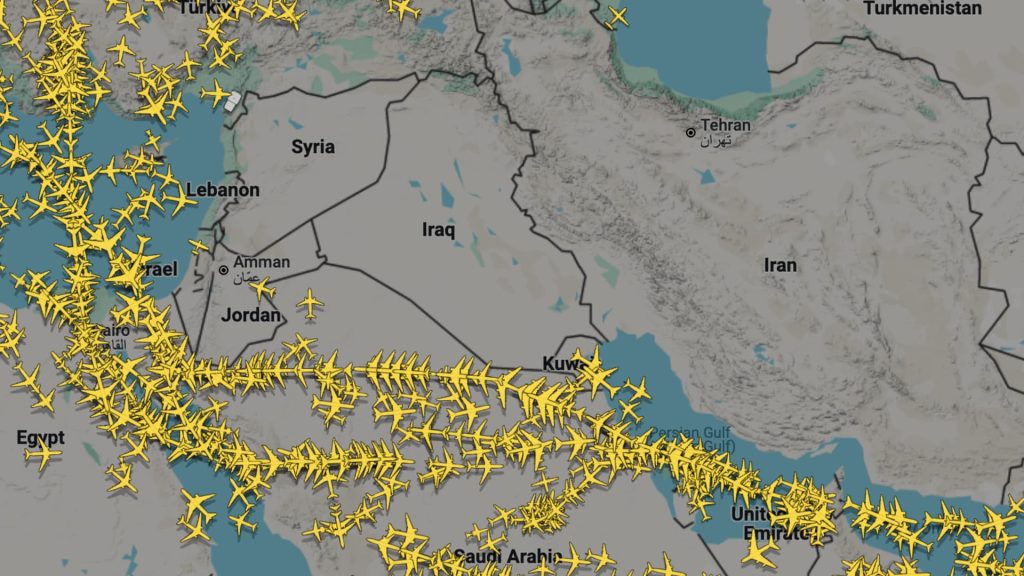 Airlines Cancel and Divert Flights Following Israel-Iran Escalation