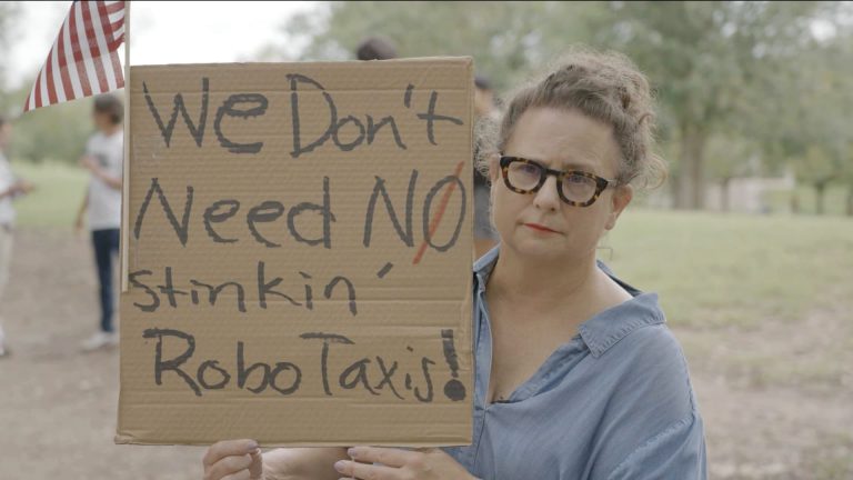 Protests Erupt in Austin Over Tesla's Robotaxi Plans