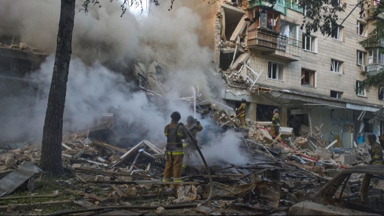 Overnight Drone and Missile Strike on Kyiv Leaves 14 Dead