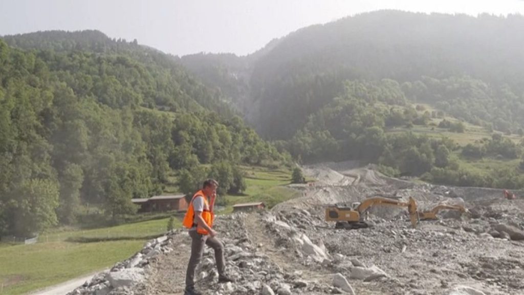 Dozens Evacuated in Switzerland's Valais Canton Amid Heavy Rain and Mudslide Threat