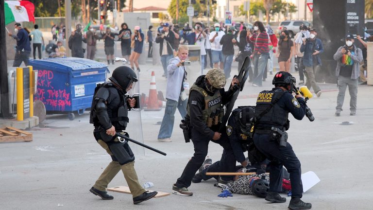 LAPD Union Leader Threatens Arrests for Violent Protesters