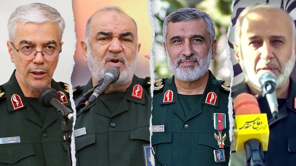 Two Prominent Iranian Generals Killed in Israeli Strikes
