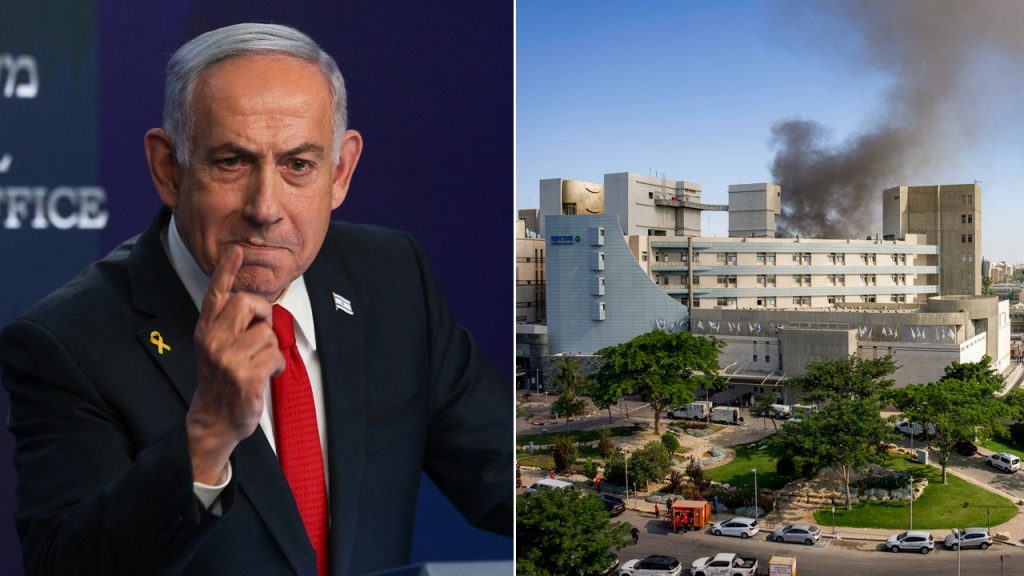 Netanyahu Vows Strong Response After Iran Attacks Hospital in Israel