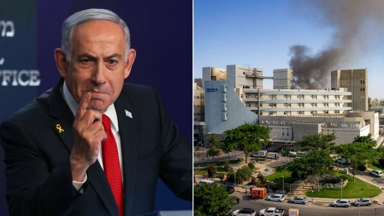 Netanyahu Vows Strong Response After Iran Attacks Hospital in Israel