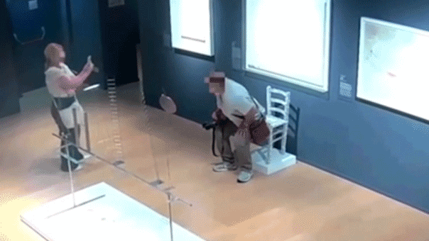 Tourist Destroys Fragile 'Van Gogh' Chair in Museum Surveillance Incident