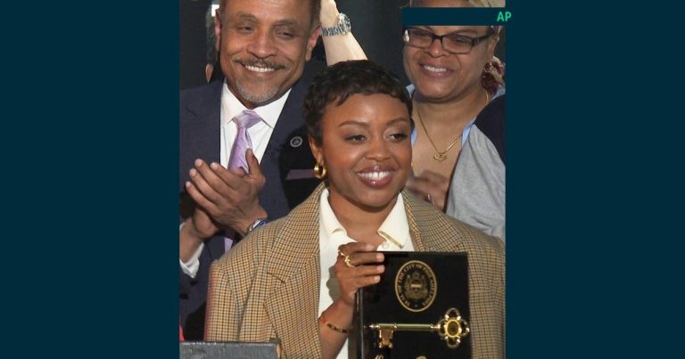 Quinta Brunson Receives Key to Philadelphia and Mural Tribute at Her Alma Mater