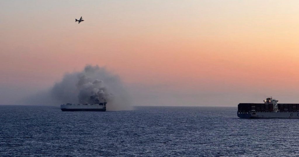 Salvage Team Responds to Cargo Ship Fire Off Alaska's Aleutian Islands