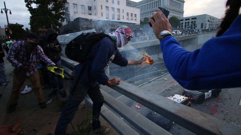 Protests Erupt in Los Angeles Amid Clashes Over ICE Raids