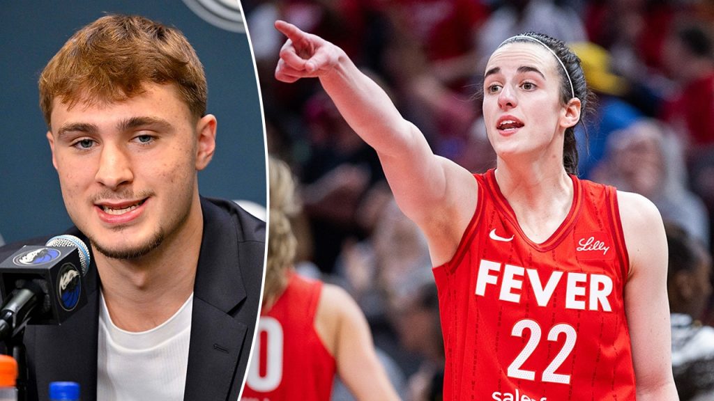 Top NBA Draft Pick Honors Caitlin Clark as WNBA Mount Rushmore Contender