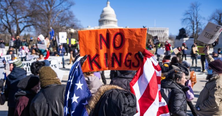 No Kings Day Merchandise Unavailable on Major E-Commerce Platforms