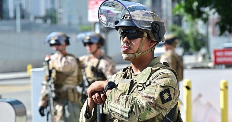 Pentagon Deploys Additional 2,000 National Guard Troops to Los Angeles