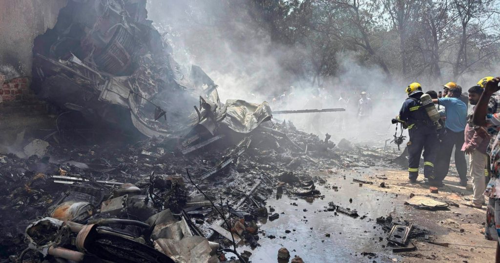 Air India Boeing 787-8 Crashes in Ahmedabad, Hitting Buildings with 242 on Board