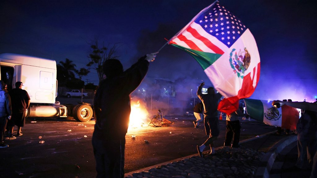 Los Angeles Protests Against ICE Result in Arson, Highway Blockades, and Arrests