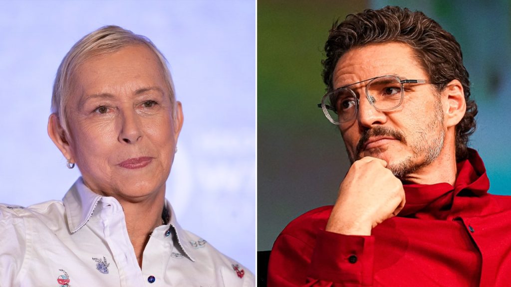Pedro Pascal Criticized by Martina Navratilova