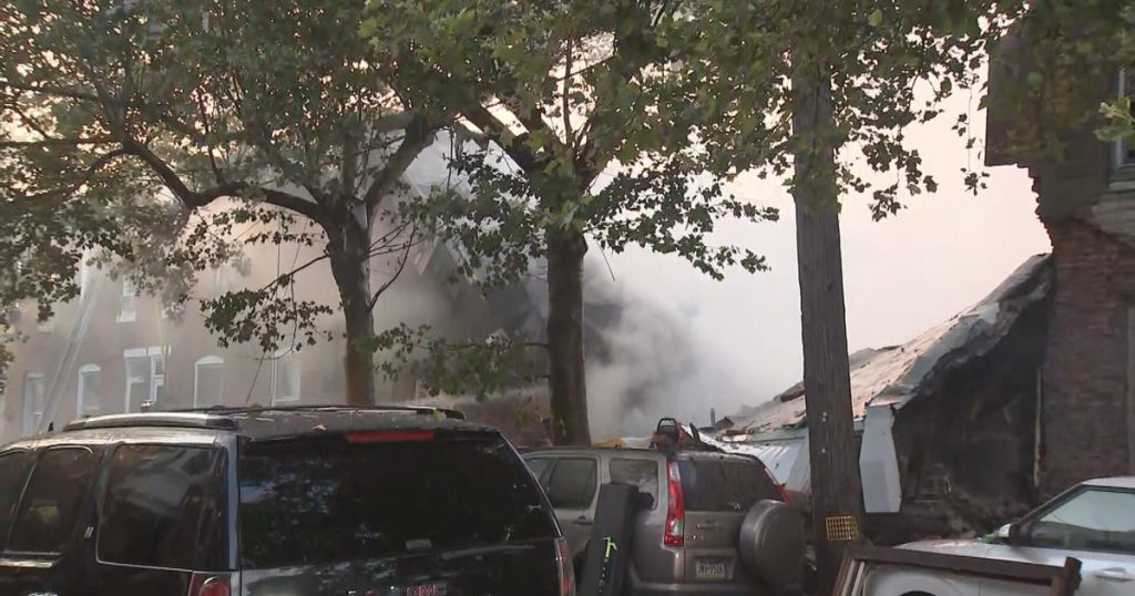 Multiple Rowhomes Collapse After Fire and Explosion in Philadelphia, Injuring Two