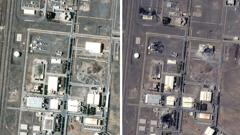 Satellite Images Show US Military Damage to Iran's Nuclear Facilities