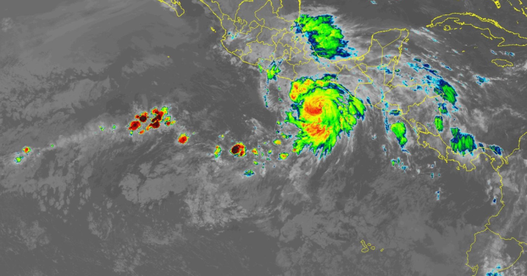 Hurricane Erick Forms and Intensifies in Pacific Near Mexico
