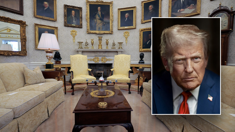 Trump Reveals New Presidential Portrait Six Months Into Second Term