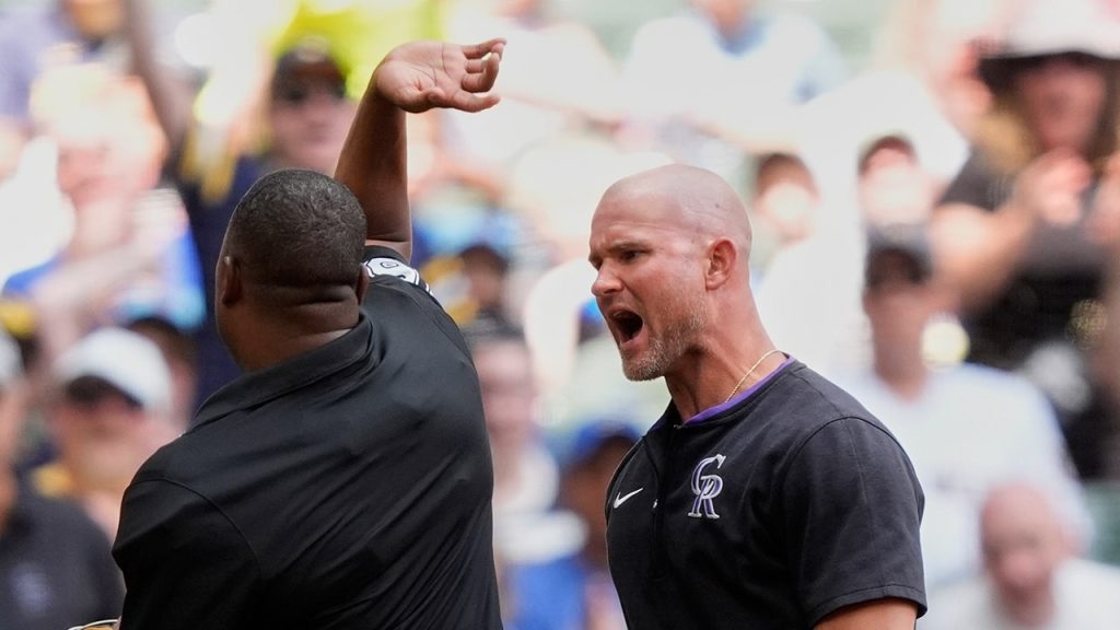Rockies' Warren Schaeffer Ejected in Win Against Brewers