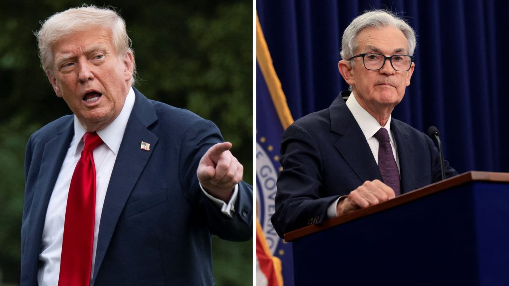 Trump Dismisses Plans to Fire Powell, Calling Them 'Highly Unlikely'