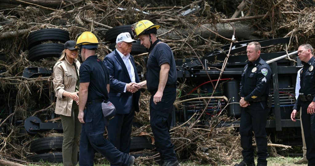 Trump Shares National Grief After Meeting Texas Flood Victims' Families