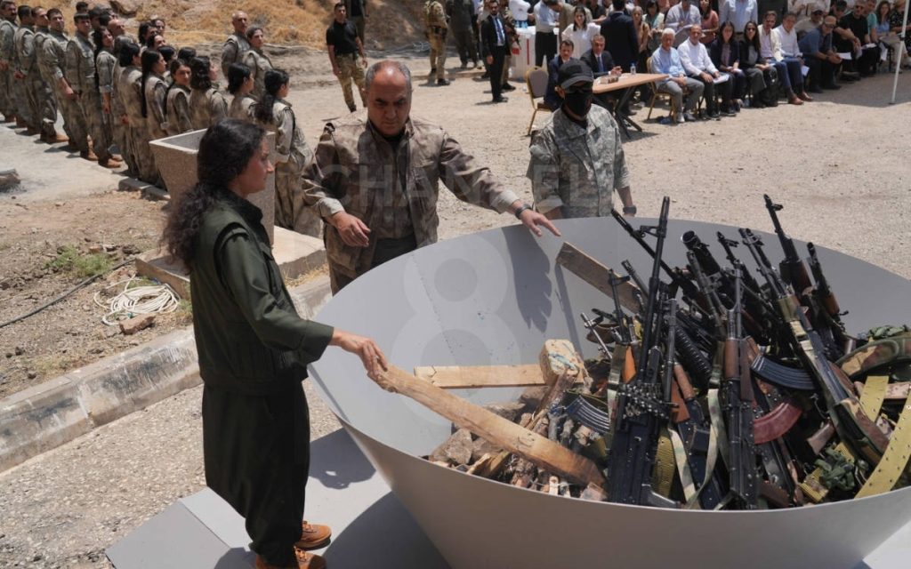 PKK Launches Disarmament Ceremony to Conclude Four-Decade Conflict