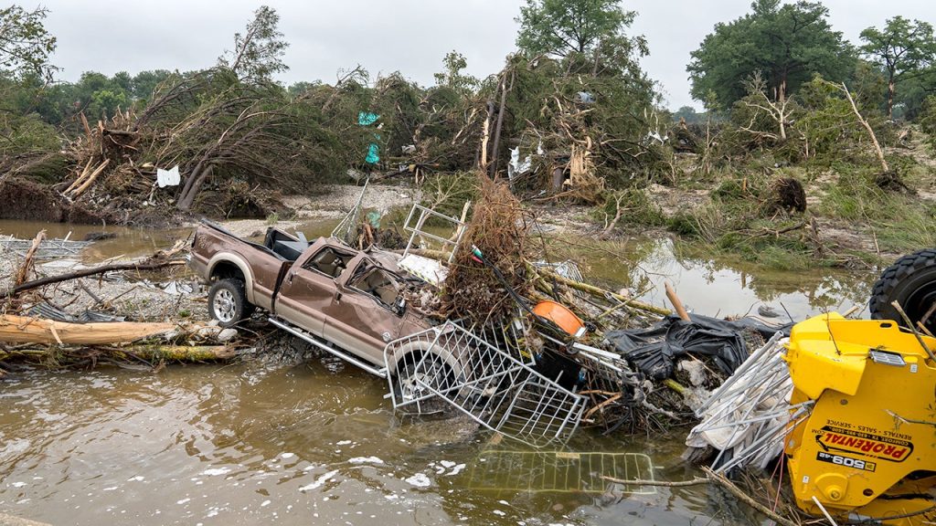 Texas Flood Survivor Attributes Survival to Faith After Hours Clinging to Meter Box
