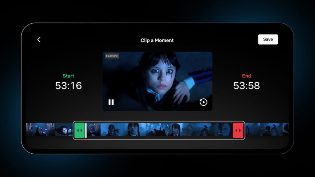 Netflix Introduces Custom Clip Sharing Feature for Mobile Users